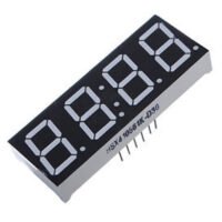 0.56" 7 Segment 4 Digit common anode red LED digital display for Arduino
