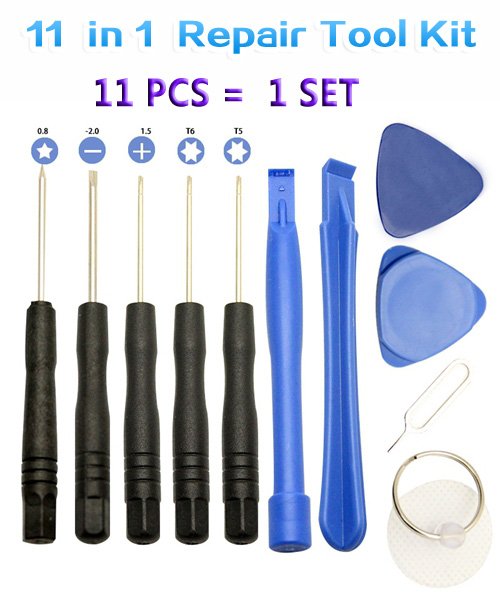 11 In 1 Tools Mobile Cell Phone Opening Pry Repair Tool Kit Screwdrivers Disassembly For iPhone 4 5S 6 Plus & Samsung S6
