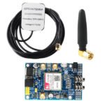 10 PCS SIM808 Module GSM GPRS GPS Development Board IPX SMA with GPS Antenna for Arduino Raspberry Pi Support 2G 3G 4G SIM Card
