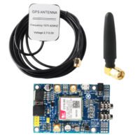 10 PCS SIM808 Module GSM GPRS GPS Development Board IPX SMA with GPS Antenna for Arduino Raspberry Pi Support 2G 3G 4G SIM Card