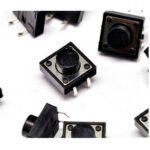 100PCS 12*12*7.3MM 12x12x7.3mm Tactile Push Button Switch DIP 4PIN