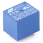 100pcs SRD-12VDC-SL-C DC 12V SPDT 1NO 1NC 5 Pins Coil Power Relay Blue