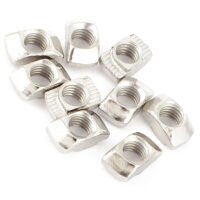 10pcs M6 6mm Hammer Head Sliding T Nut Drop for Aluminum Extruded profile - DIY