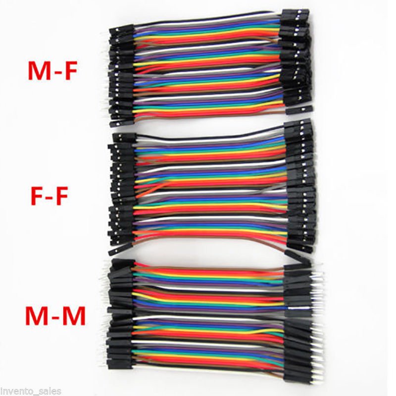 120pcs Dupont 20CM Male Female Jumper Wire Ribbon Cable set - Breadboard Arduino