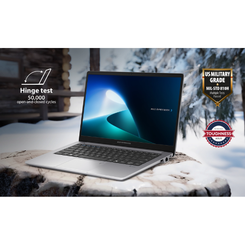 ASUS ExpertBook PM1503CDA-S70546WS Laptop (AMD Ryzen 5 Hexa-Core 150, 16GB RAM, 512GB SSD) – 15.6-inch FHD IPS Display, Fingerprint Reader, Backlit Keyboard, LAN Port, Military-Grade Durability, Windows 11 + MS Office, Misty Grey with ADP - Image 3