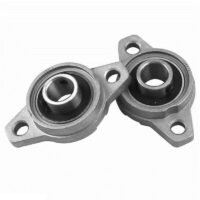 2 Pcs FL001 12mm Self Aligning Flange Pillow Block Ball Bearing - 3D Printer/CNC