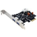 2 Port PCI Express SuperSpeed USB 3.0 Card Adapter with UASP Support