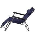 2 in 1 Folding Recliner Lounge Chair cum Bed for House, Outdoor, Camping purpose and neck support