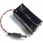 2 x 18650 Cell Box, Without Cover with DC