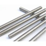 2pcs M5 SS304 Threaded rods 500mm Long