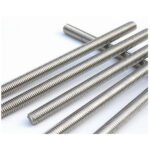 2pcs M8 SS304 Threaded rods 500mm Long