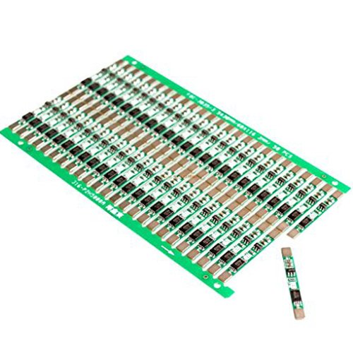 3.7V Lithium Battery Protection Board for Polymer 18650 Bonding Pad (can Spot/Weld) 3A Overcurrent Value