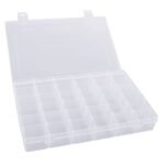 36 Grid Plastic Adjustable Jewelry Organizer Box Storage Container Case Size: 27.5*17.5*4.3cm