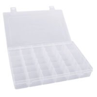 36 Grid Plastic Adjustable Jewelry Organizer Box Storage Container Case Size: 27.5*17.5*4.3cm