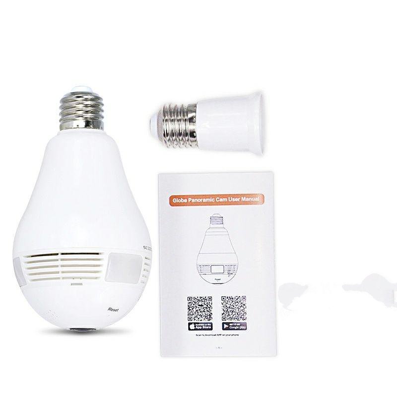 360° VR BULB (960P) 1.3MP WIFI CAMERA