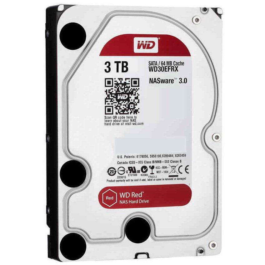WD Red 3TB NAS Hard Disk Drive - 5400 RPM Class SATA 6Gb/s 64MB Cache 3.5 Inch - WD30EFRX - Image 2