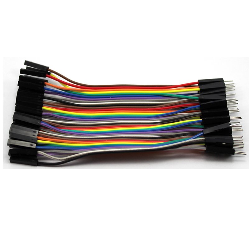 40pcs Dupont 20CM Female To Male Jumper Wire Ribbon Cable - Breadboard Arduino