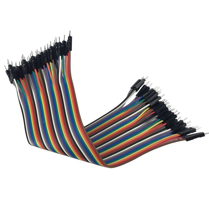 40pcs Dupont 20CM Male To Male Jumper Wire Ribbon Cable for Breadboard Arduino