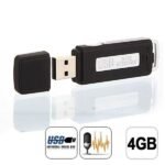4GB USB Pen Disk Flash Drive Digital Audio Voice Recorder,