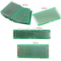 4pcs 5x7 4x6 3x7 2x8 cm double Side Copper prototype pcb Universal Board for Arduino