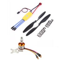 4pcs BLDC Brushless Motor A2212/10T 1400KV 30A ESC 1045 Propeller set Quadcopter