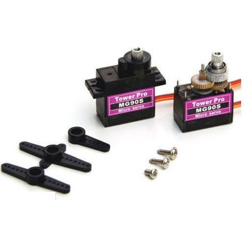 4x MG90S Tower Pro Metal Geared Servo Motor PLANE HELICOPER BOAT CAR QUADCOPTER