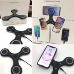 5 In 1 fast Wireless charger for Iphone X ,Iphone8/8plus, S9, S9plus, Note8 S8, S8plus with Usb hub additional charging support
