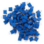 50pcs 10k Ohm Resistor Kit 3296 Potentiometer Assorted Kit 10K Ohm