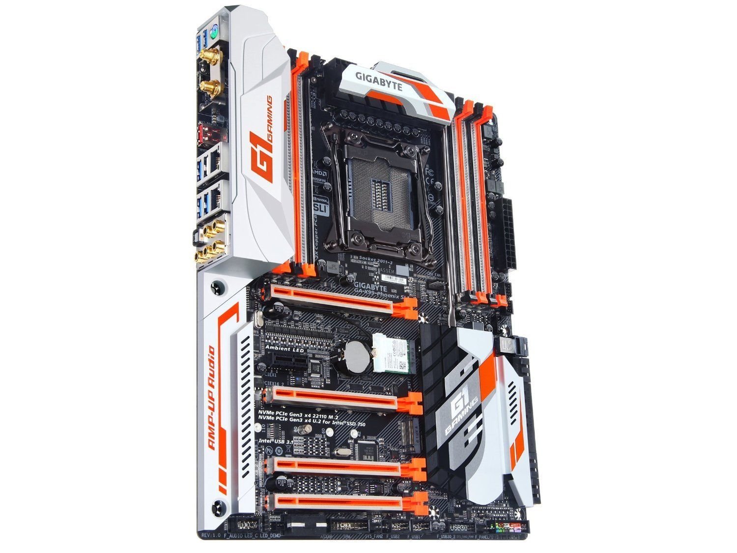 GIGABYTE GA-X99-Phoenix SLI (rev. 1.0) LGA 2011-v3 Intel X99 SATA 6Gb/s USB 3.1 USB 3.0 ATX Intel Motherboard - Image 3