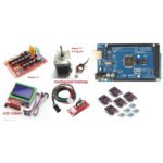 5x Nema 17 +RAMPS 1.4+12864 LCD+Arduino mega 2560+DRV8825+Endstop 3D Printer kit