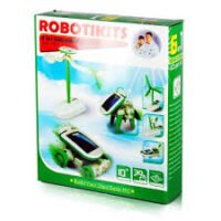 6 in 1 Solar Educational Kit Boat Fan Car Robot Toy Kids