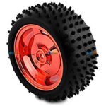 85MM Large Robot Smart Car Wheel for arduino robot car 38MM Width Surface Red