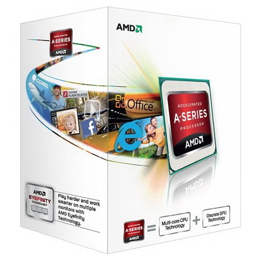 AMD A4-4000 Richland Dual-Core 3.2 GHz Socket FM2 65W AD4000OKHLBOX Desktop Processor