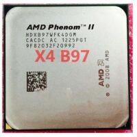 AMD Phenom II X4 B97 CPU Processor Desktop Quad-Core Socket AM3 938 Pin 3.2GHz 95W HDXB97WFK4DGM