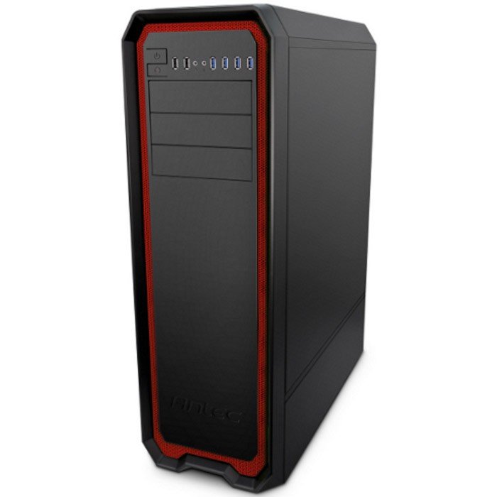 ANTEC NINETEEN HUNDRED RED BLACK COMPUTER CABINET