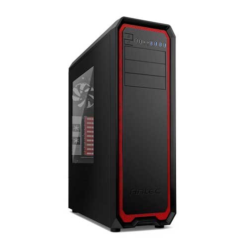 ANTEC NINETEEN HUNDRED RED BLACK COMPUTER CABINET - Image 2