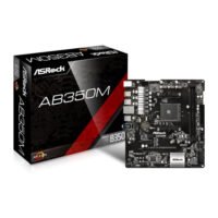 ASROCK AB350M SOCKET AM4 MOTHERBOARD