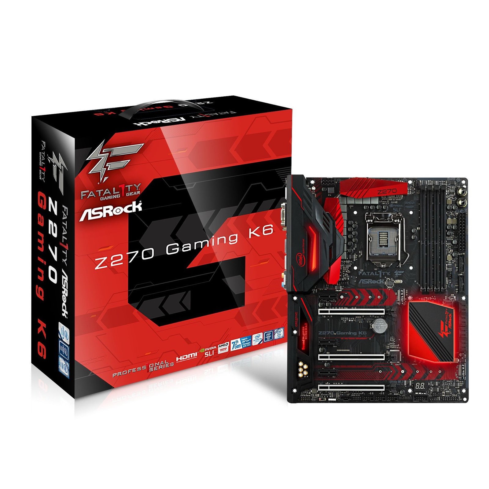 ASROCK FATAL1TY Z270 GAMING K6 LGA1151 INTEL Z270 MOTHERBOARD