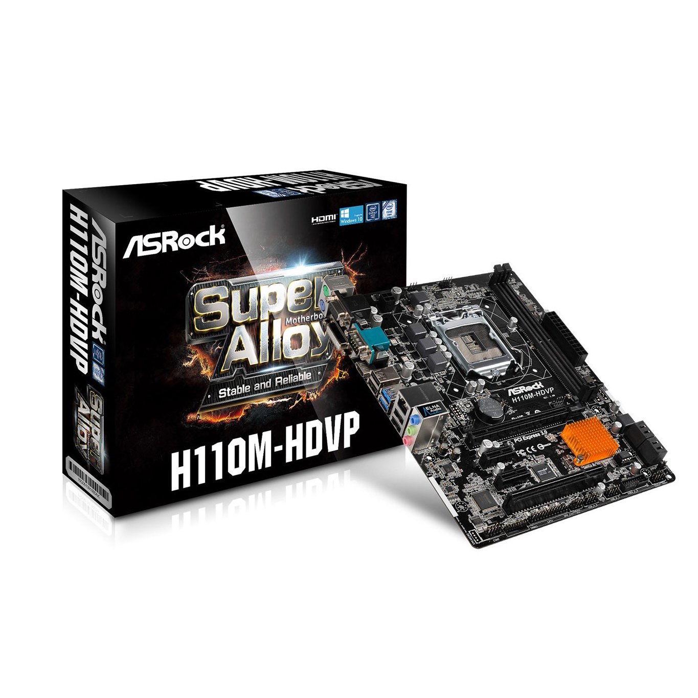 ASROCK SUPER ALLOY H110M-HDVP SOCKET 1151 MOTHERBOARD