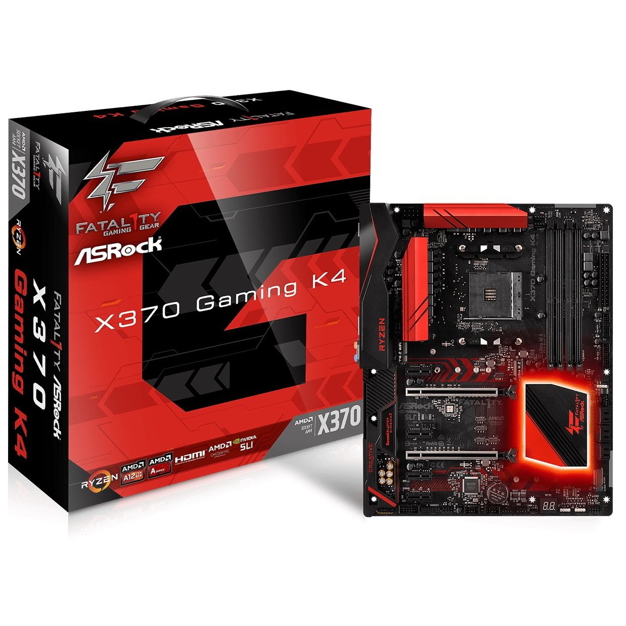 ASROCK X370 GAMING K4 SOCKET AM4 MOTHERBOARD