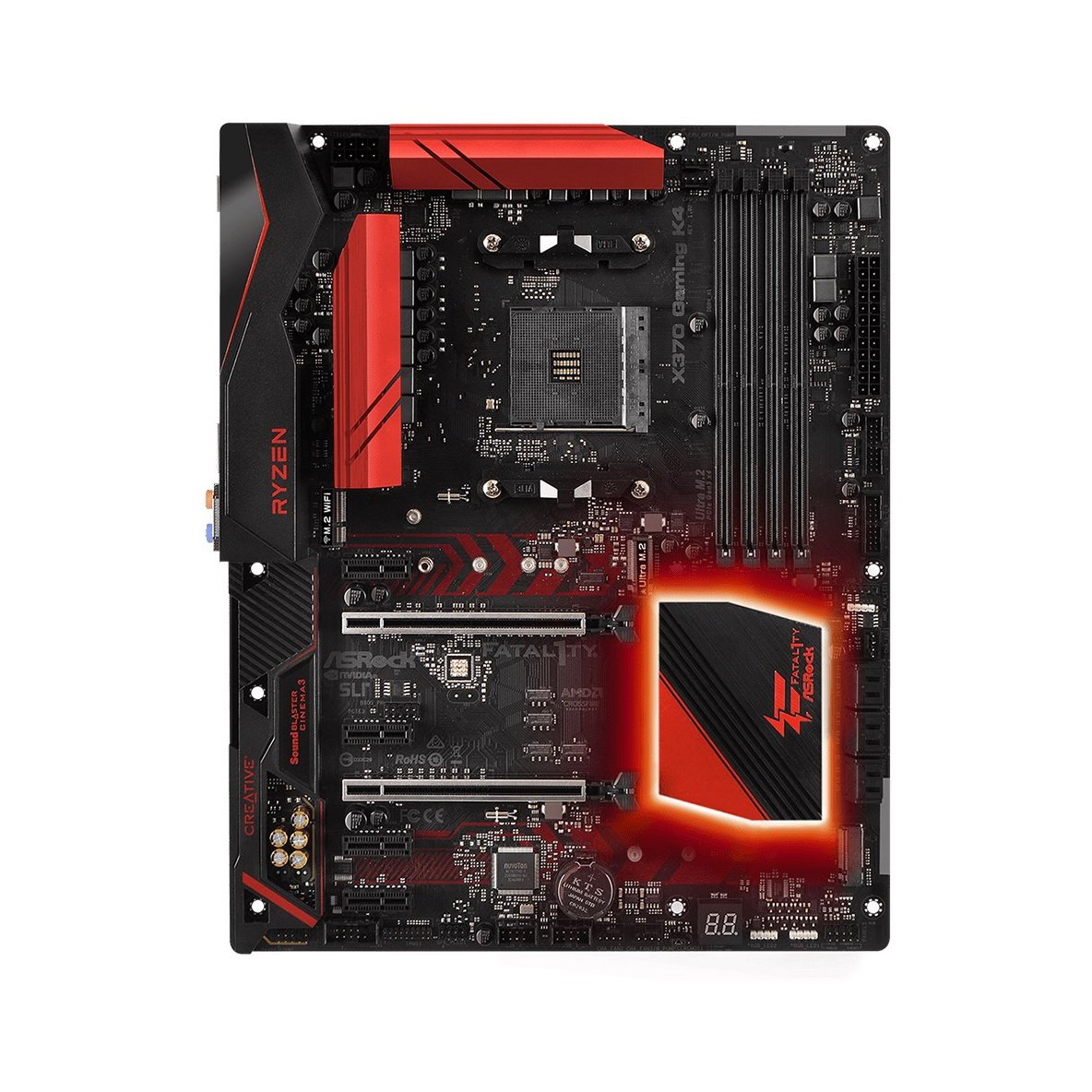 ASROCK X370 GAMING K4 SOCKET AM4 MOTHERBOARD - Image 2