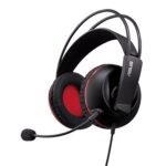 ASUS CERBERUS Gaming headset, with large 60mm neodymium drivers, designed for both PC gaming and mobile use.