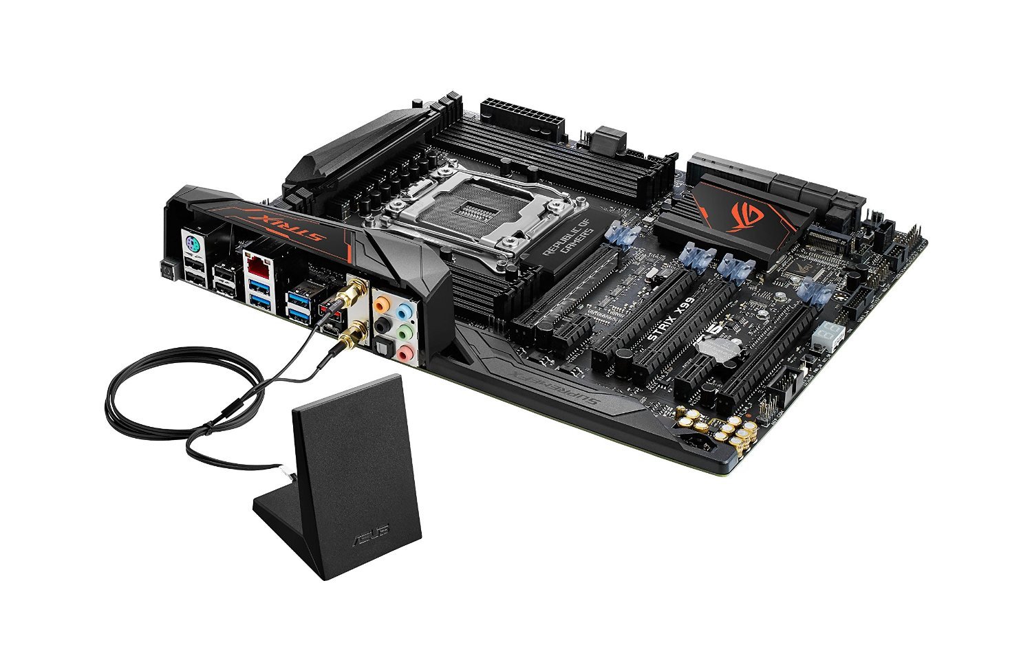ASUS ROG STRIX X99 GAMING LGA 2011-v3 Intel X99 SATA 6Gb/s USB 3.1 USB 3.0 ATX Intel Motherboard - Image 3