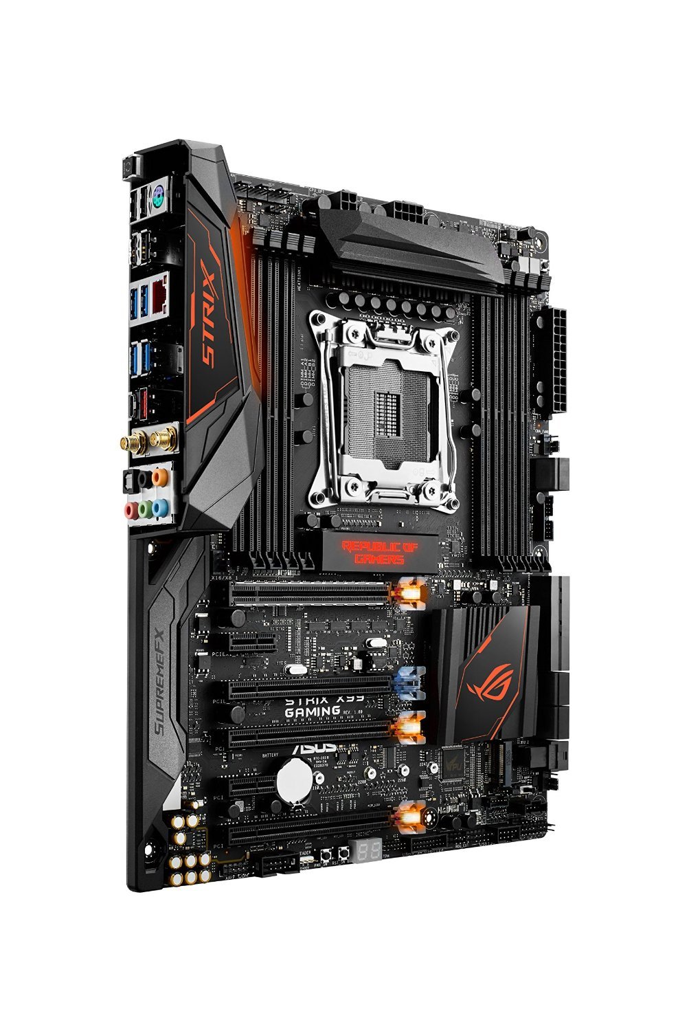 ASUS ROG STRIX X99 GAMING LGA 2011-v3 Intel X99 SATA 6Gb/s USB 3.1 USB 3.0 ATX Intel Motherboard - Image 2