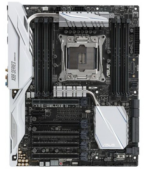 ASUS X99-DELUXE II LGA 2011-v3 Intel X99 SATA 6Gb/s USB 3.1 USB 3.0 ATX Intel Motherboard