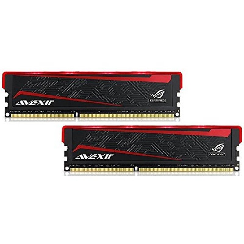 AVEXIR DESKTOP RAM IMPACT ROG CERTIFIED - 16GB (8GBx2) DDR4 2666MHZ RED - Image 2