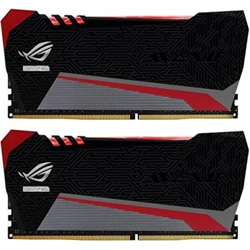 AVEXIR DESKTOP RAM TESLA ROG CERTIFIED - 16GB (8GBx2) DDR4 2666MHZ RED
