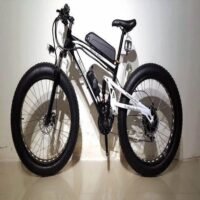 Adventure Sports Battery Operated Mountain Bicycle with 21 Shimano Gears, Headlight Horn & Speedometer