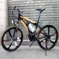 Adventure Sports Battery Operated Mountain McWheel Bicycle with 21 Shimano Gears , Headlight , Horn & Speedometer (BMW)