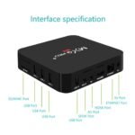 All in 1 Android (MXQ pro+ 4k) 4k HDTV box 2gb ram with Wifi + Miracast (screen mirroring) + USB ports + Ethernet port + SD card option + HDMI cable and Remote